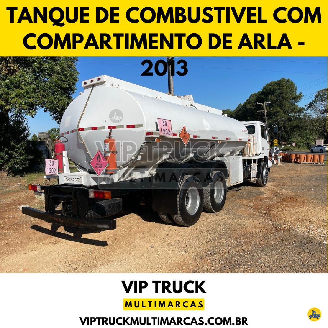 CARROCERIA SOBRE CHASSI  TRUCK TANQUE AÇO Vip Truck Multimarcas ICARA SANTA CATARINA SC
